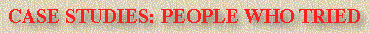 People Who Tried