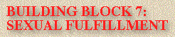 Sexual Fulfillment
