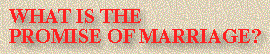 What Is the Promise of Marriage?