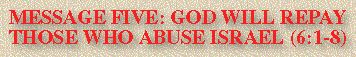 God Will Repay Those Who Abuse Israel