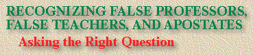 Asking the Right Question